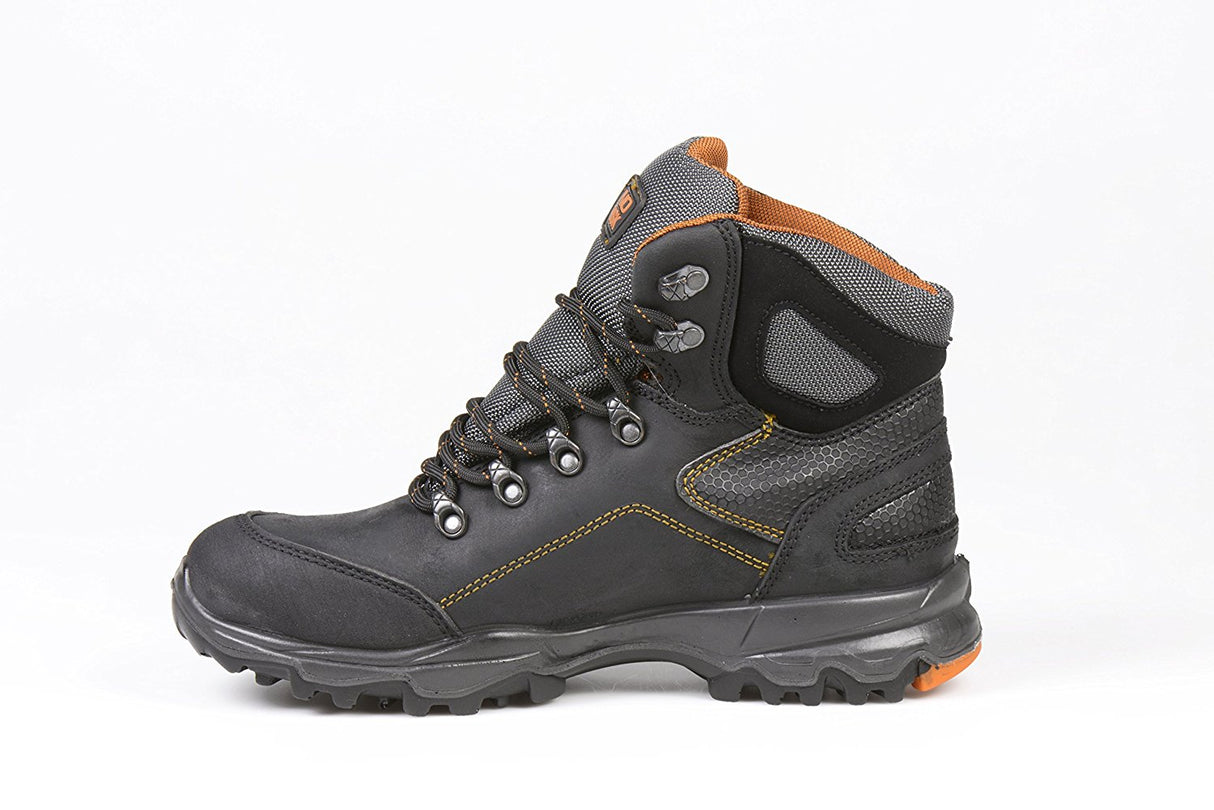 No Risk Discovery Steel ToeCap Black Leather S3 SRC Safety Boot