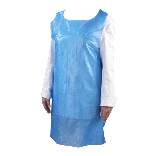Jodal PH155 Roll of 200 Disposable Aprons Polythene Blue 40" x 26"
