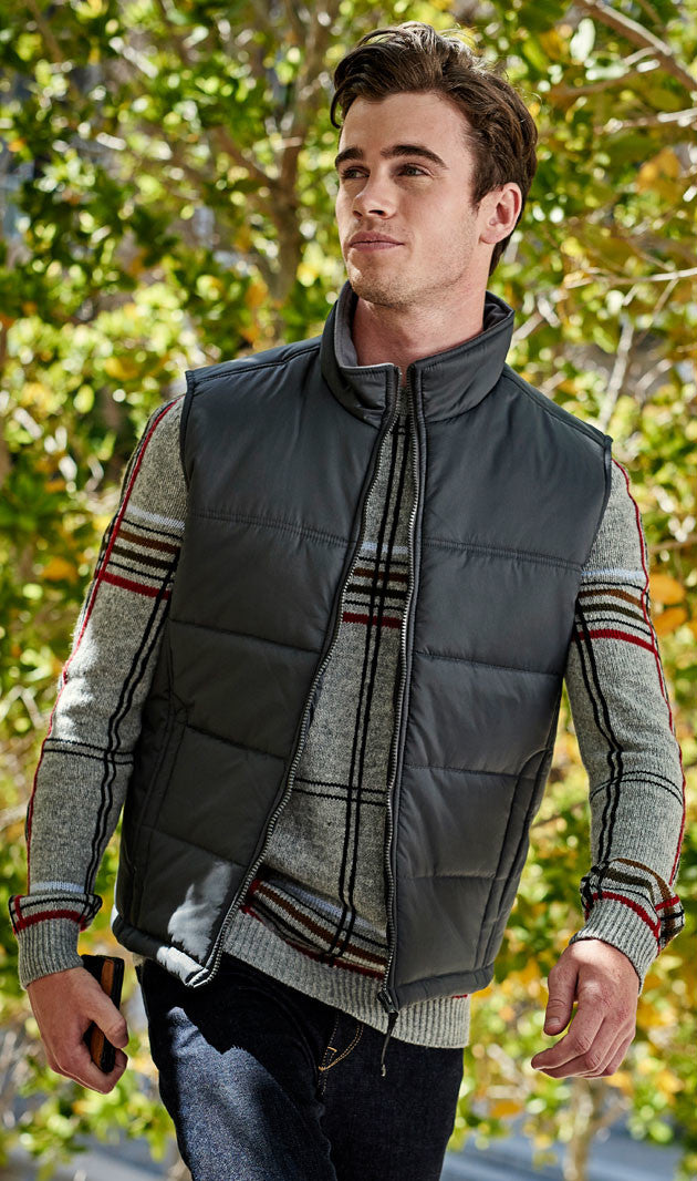 Regatta TRA787 Stage Men Padded Bodywarmer Seal Grey Waistcoat