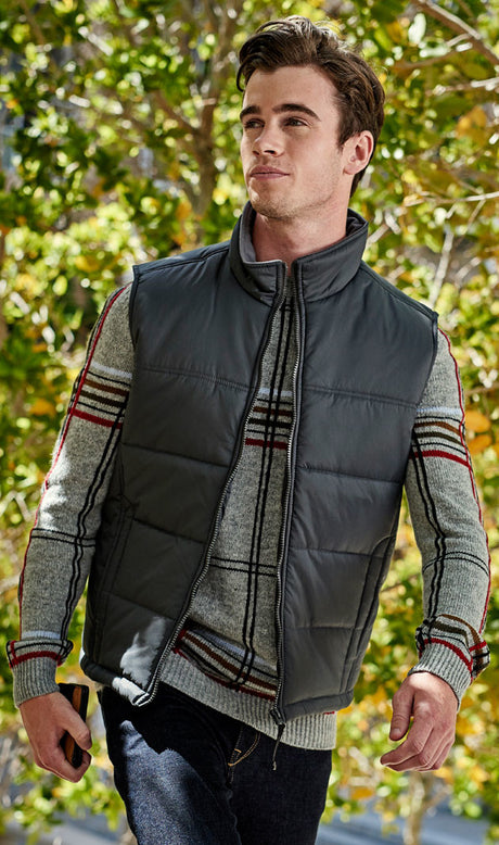 Regatta TRA787 Stage Men Padded Bodywarmer Seal Grey Waistcoat