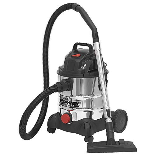Sealey PC200SD Industrial Vacuum Cleaner Wet & Dry 20ltr 1250W/230V