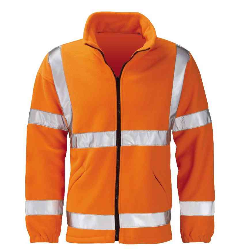 Orbit International HVFLER Gladiator Fleece Jacket Hi Vis Orange