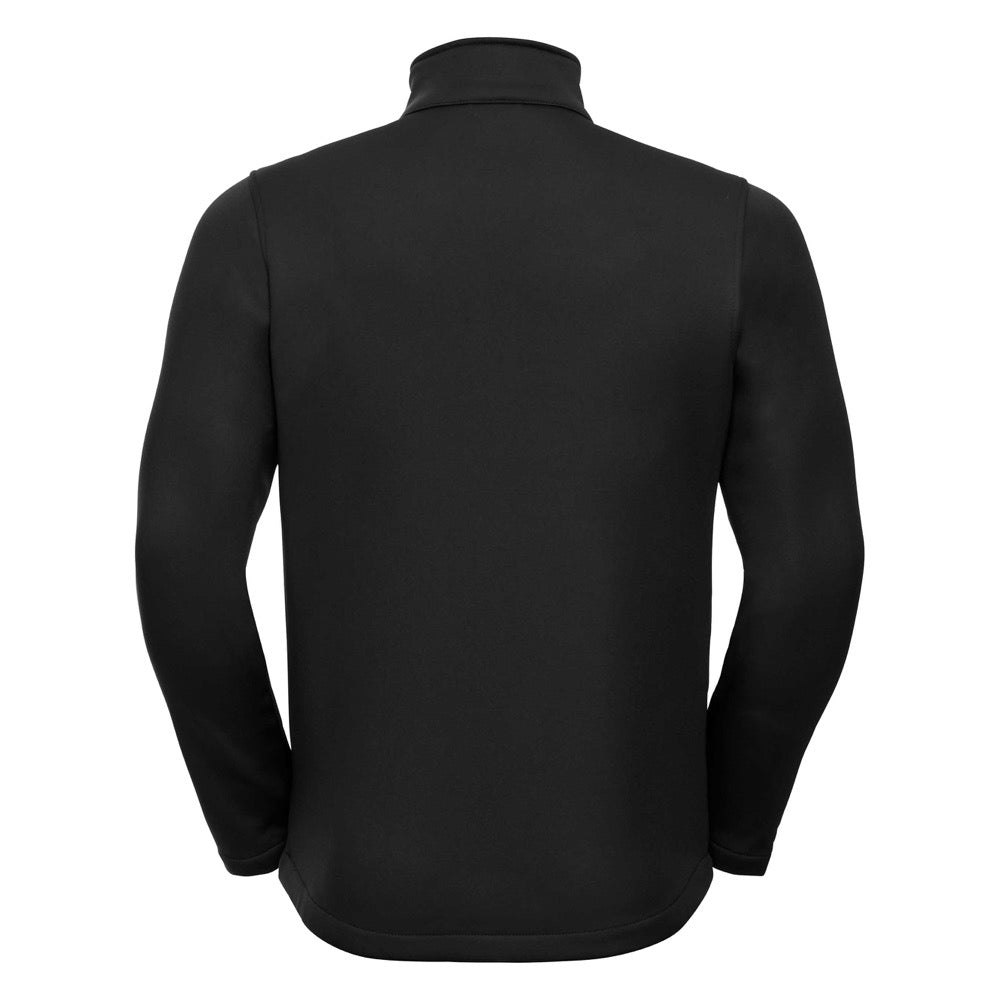 Russell 040M Dual Layer Water Repellent Black Smart Softshell Jacket, Size - XXL
