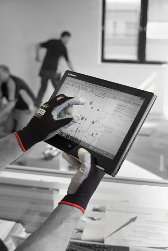 Polyco Matrix Touch-1 Touch Screen Compatible Fingertips Work Gloves, Size - 10