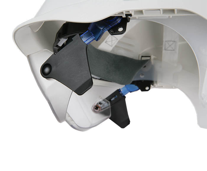 Centurion S20 Vision Safety Helmet with Retractable Visor White