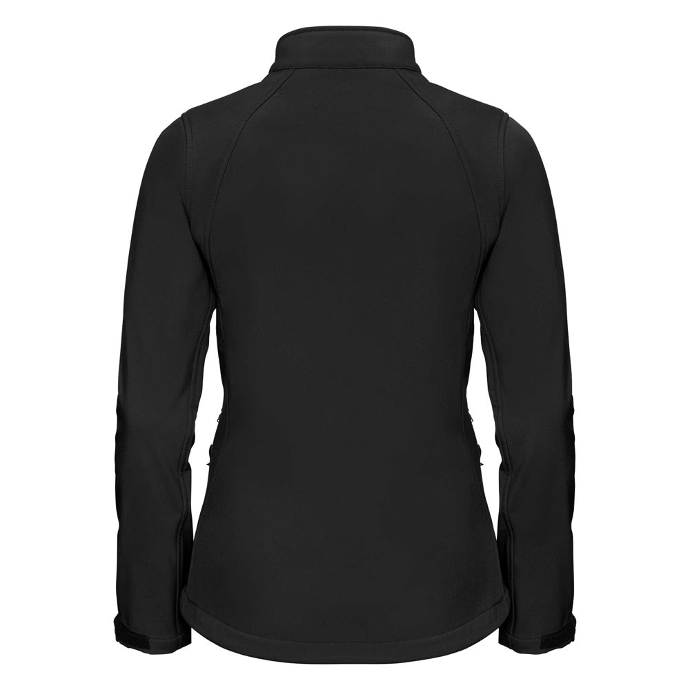 Russel 140F Ladies Three Layers Feminine Fit Softshell Jacket Black