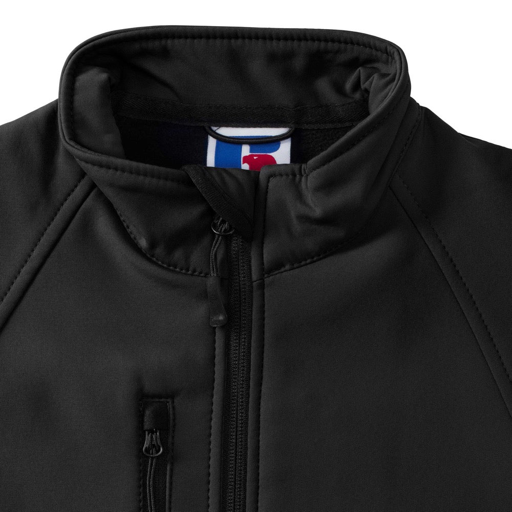 Russel 140F Ladies Three Layers Feminine Fit Softshell Jacket Black