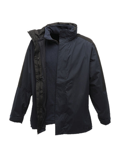 Regatta TRA130 Waterproof & Windproof Defender III 3 IN 1 Jacket - Navy\Black