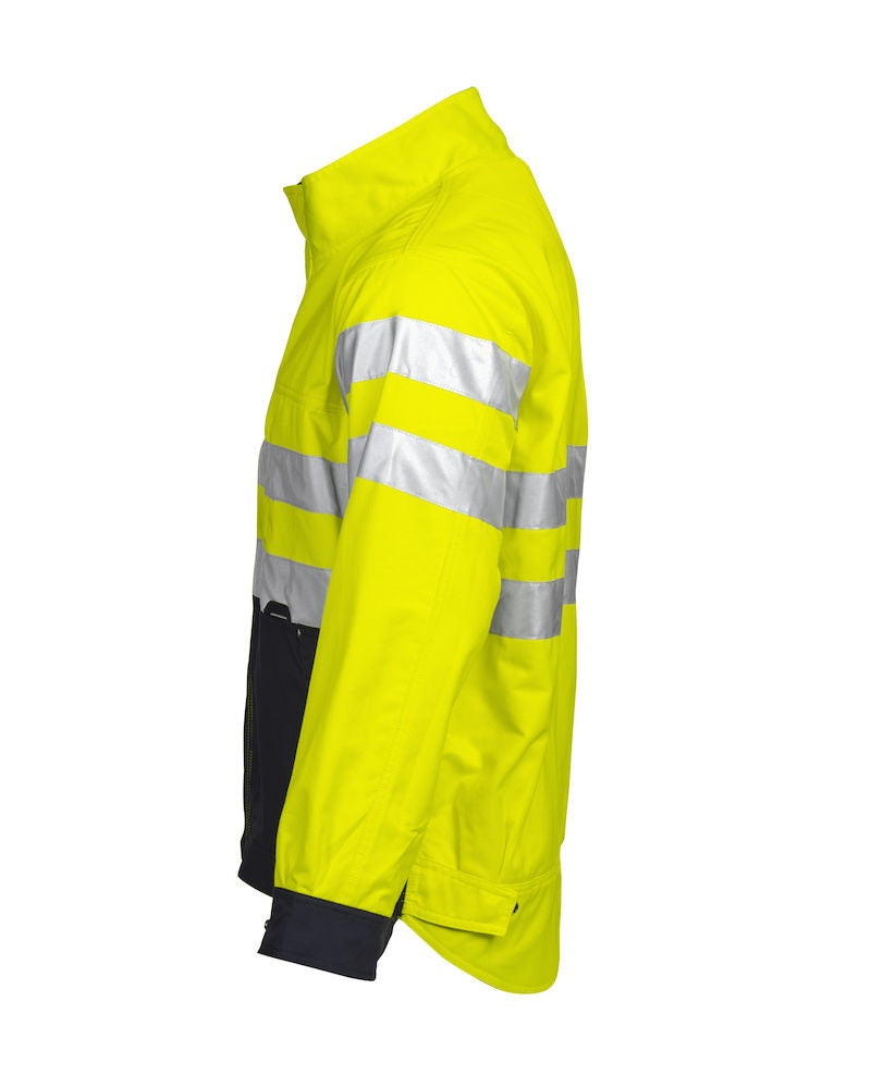 Projob 6401 Polycotton Hi Vis Pilot Style Jacket, Size - 2XL