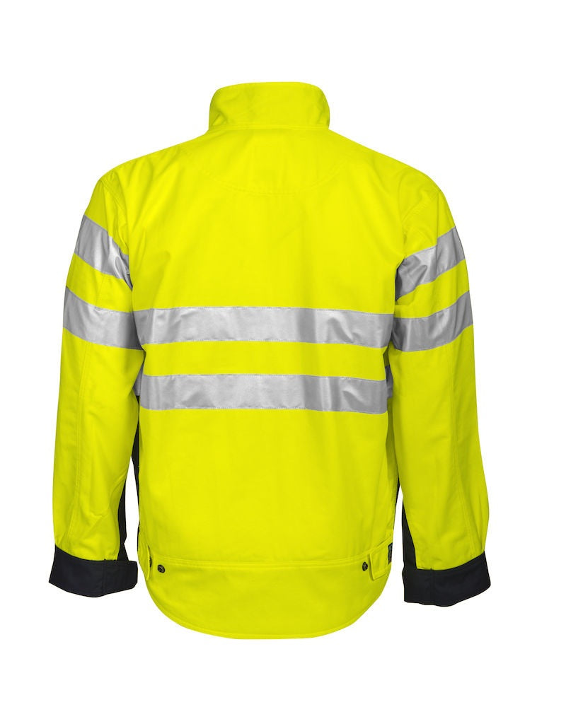 Projob 6401 Polycotton Hi Vis Pilot Style Jacket, Size - 2XL