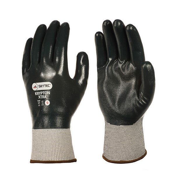 Skytec Krypton Xtra Full Nitrile Coated Work Gloves