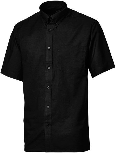 Dickies SH58150 Men Shirt Short Sleeve Button Down Black, Size - 16"