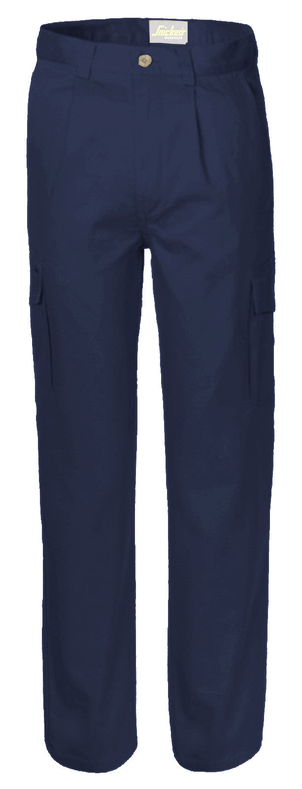 Snickers 5815 Cargo Pockets Straight Legs Navy Chino Work Trousers