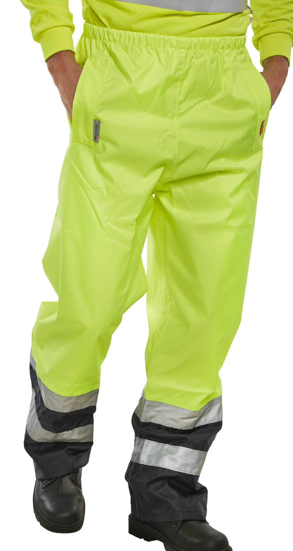 Beeswift Saturn Two-Tone Hi-Vis Weatherproof Overtrousers