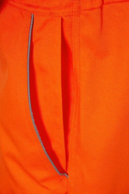 PULSAR Pulsarail PR339 Rail Spec Overall PolyCotton Combat Coverall Hi-Vis Orange