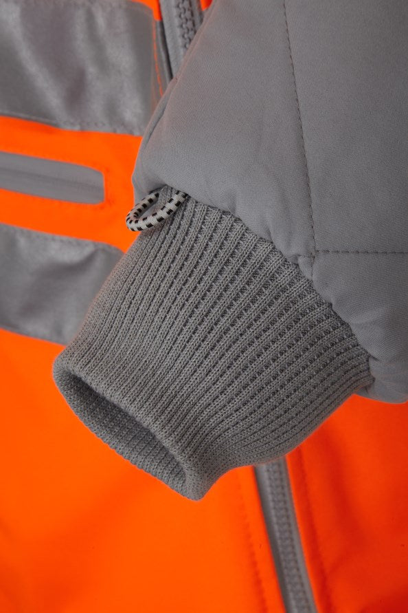 PULSAR Pulsarail PR498 Rail Spec Hi-Vis Orange Interactive Body Warmer