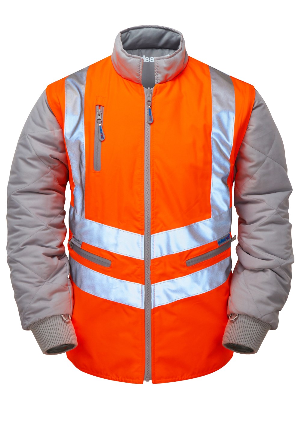 PULSAR Pulsarail PR498 Rail Spec Hi-Vis Orange Interactive Body Warmer