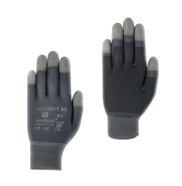 Ansell Picosoft DG Work Gloves PVC Dots 12 Pairs Size 8