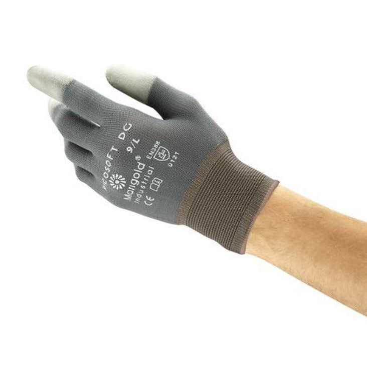 Ansell Picosoft DG Work Gloves PVC Dots 12 Pairs Size 8