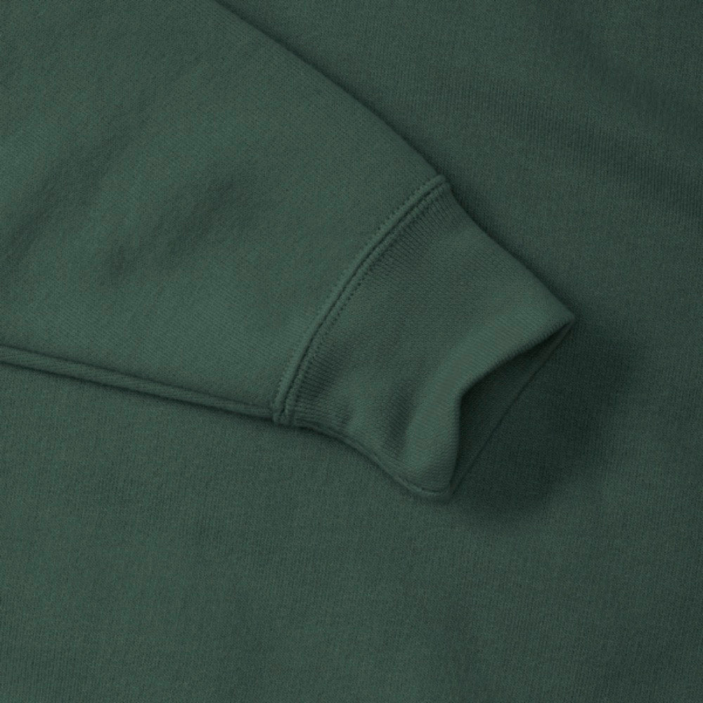 Russell 272M Men V-Neck Sweatshirt Polycotton Bottle Green, Size - Large