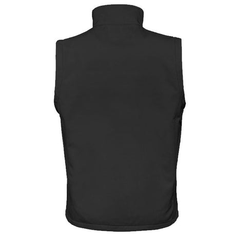 Result R232M Elastane-free Printable Softshell Bodywarmer - Black\Orange