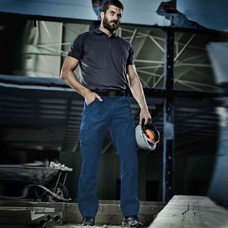 Regatta TRJ339 Cullman Multi-Zip Cargo Trousers Polycotton Pants Nav, Size - 30 Short