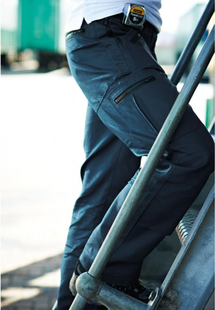 Regatta TRJ339 Cullman Multi-Zip Cargo Trousers Polycotton Pants Nav, Size - 30 Short
