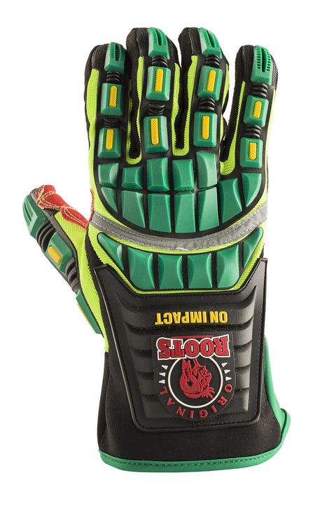 Roots RO50500 On Impact Rigger Gloves Keprotec Palm Size L