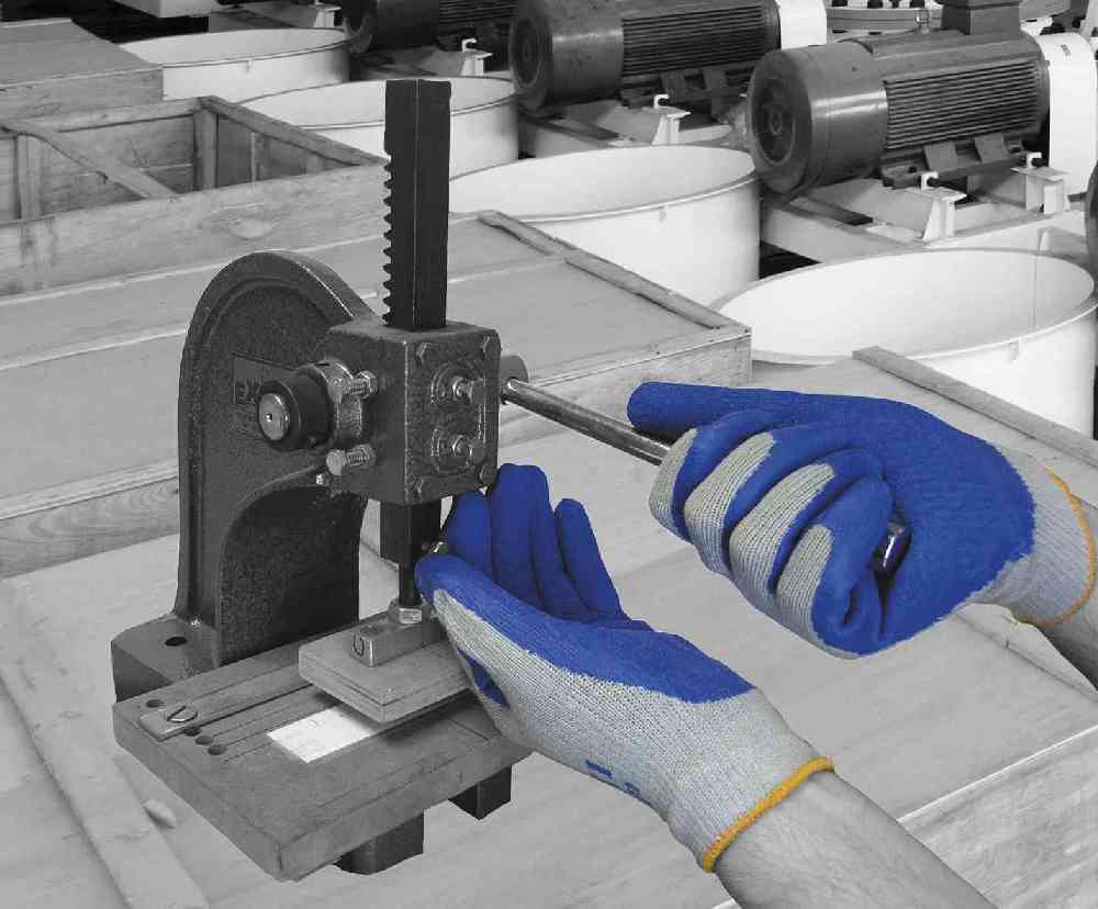 Polyco Reflex SQ Latex Palm Coated General Handling Safety Gloves, Size - 9