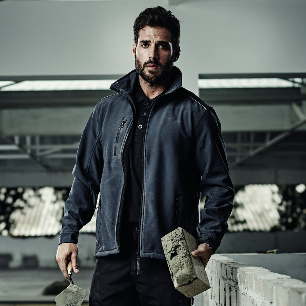 Regatta TRA651 Water Repellent Sandstorm Softshell Jacket - Black