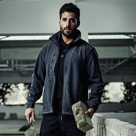 Regatta TRA651 Water Repellent Sandstorm Softshell Jacket - Black