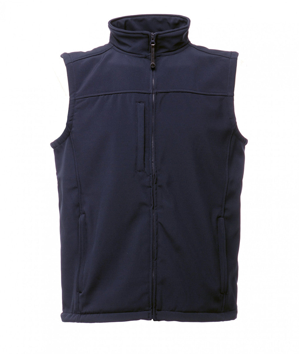 Regatta TRA788 Flux Softshell Body Warmer Water Repellent Wind Resistant Navy