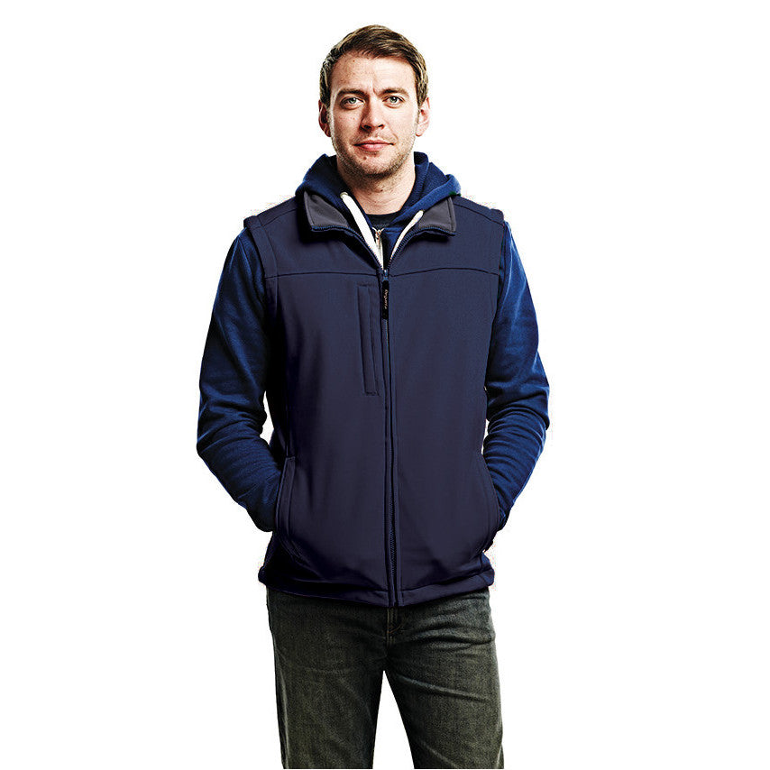 Regatta TRA788 Flux Softshell Body Warmer Water Repellent Wind Resistant Navy