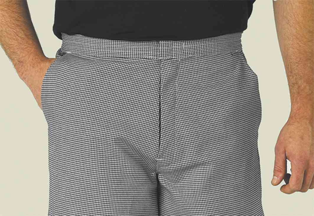 Portwest S068 Harrow Houndstooth Black and White Chef Trousers