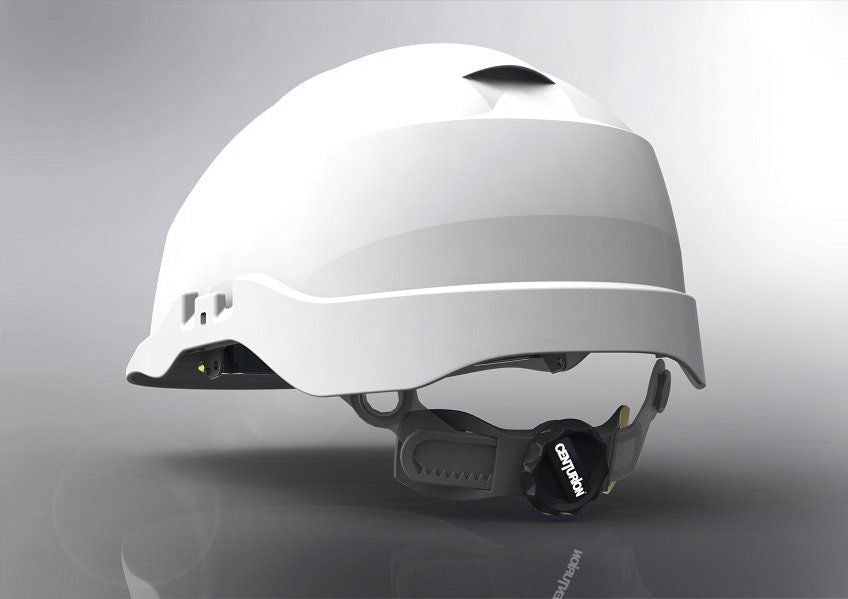 Centurion S20WRF Spectrum Vented Safety Helmet with Integrated Goggles Hard Hat - White