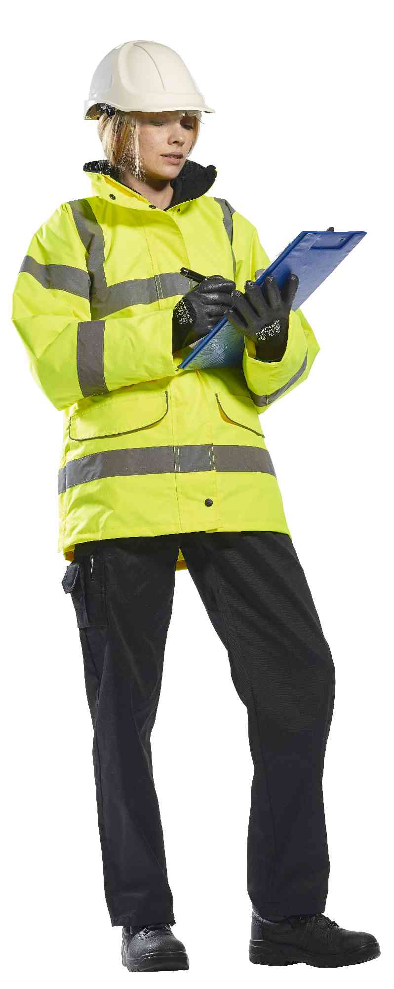 Portwest S360 Waterproof Breathable Parka Ladies Hi Vis Yellow
