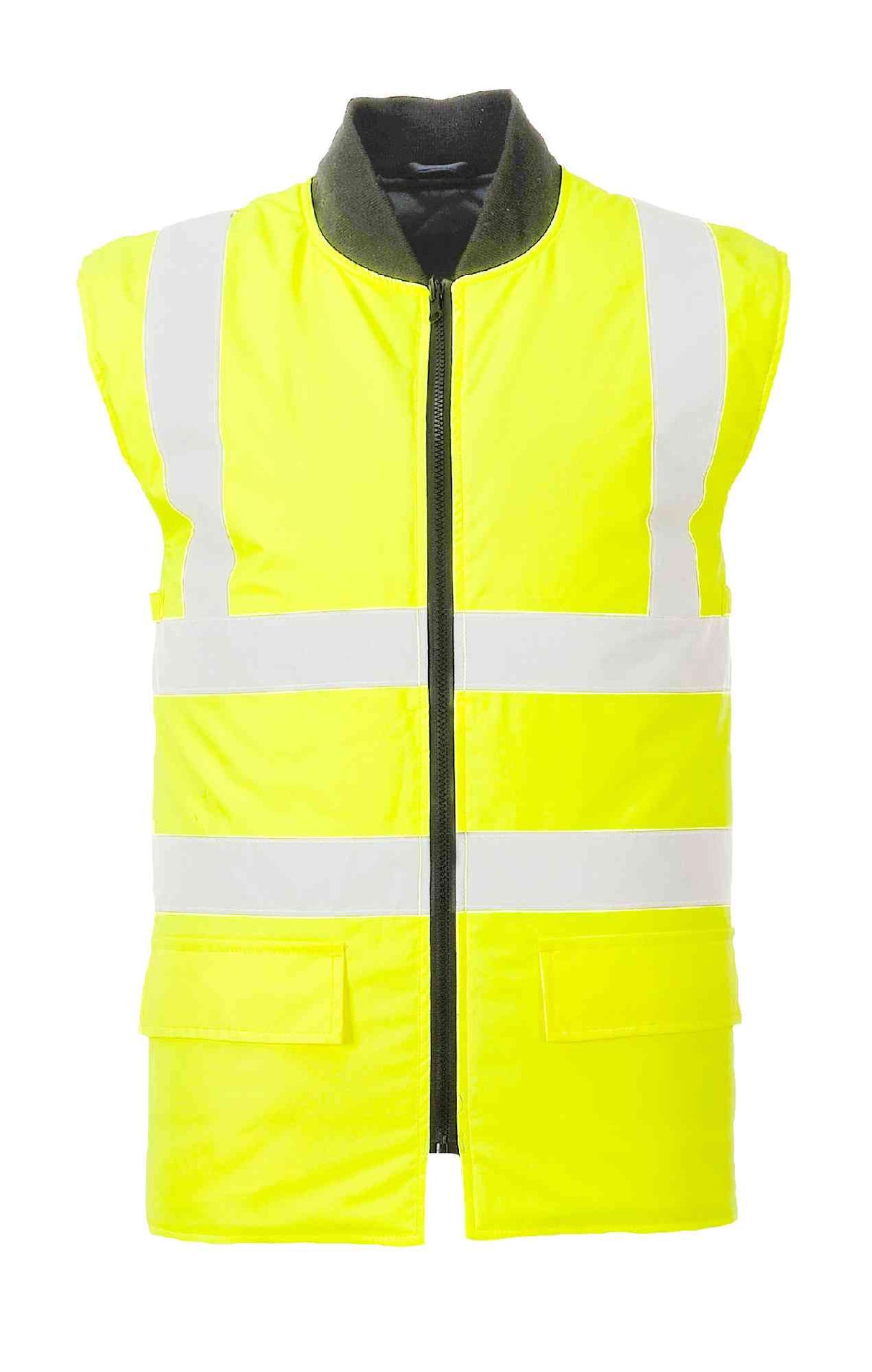 Portwest S471 Hi Vis 4-in-1 Traffic Jacket & Bodywarmer Waterproof Yellow