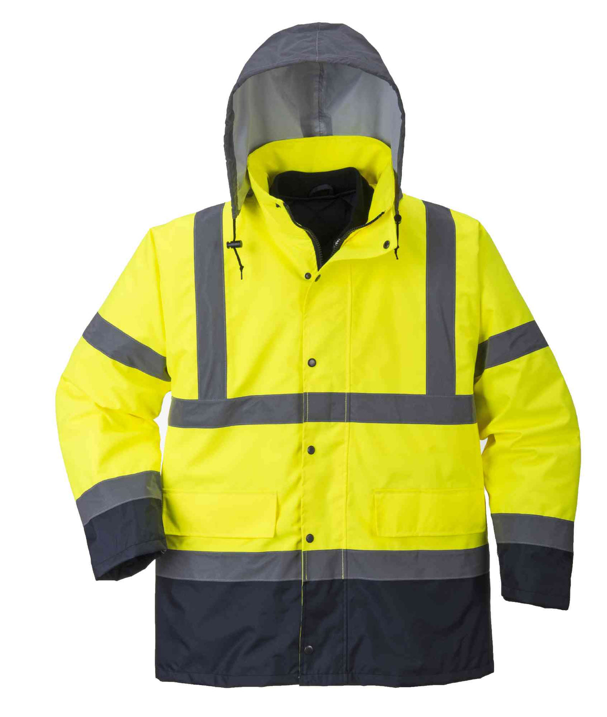 Portwest S471 Hi Vis 4-in-1 Traffic Jacket & Bodywarmer Waterproof Yellow