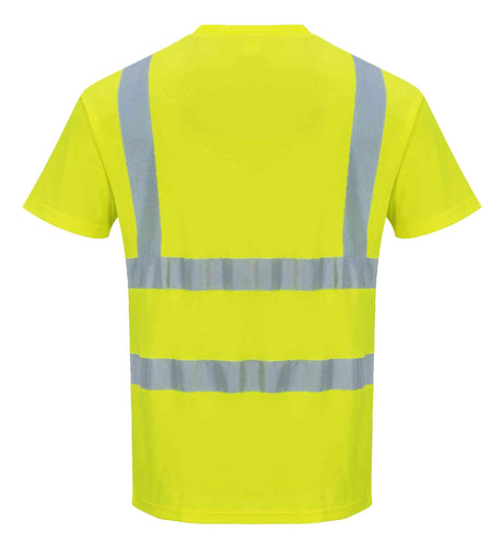 Portwest S478 Short Sleeve Reflective Tape Polyester Hi Vis T-Shirt