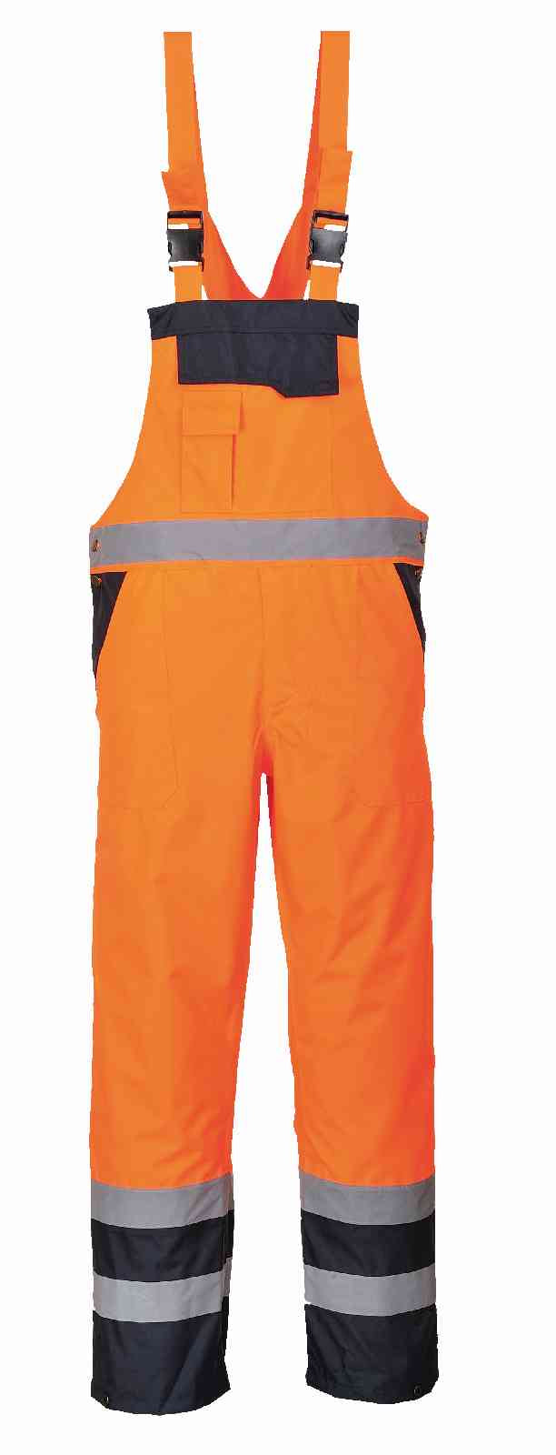 Portwest S488 Men Hi Vis Bib & Brace Waterproof Unlined