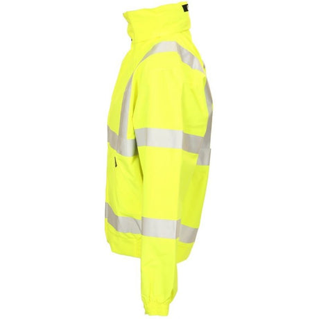 Bell Apparel A096 Men Hi Vis Rain Bomber Jacket Gore-Tex Yellow
