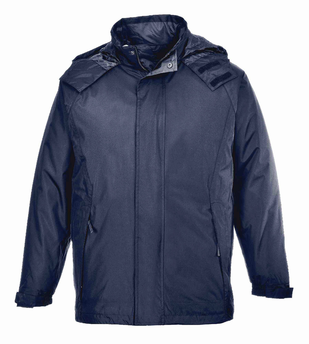 Portwest S572 Highland Waterproof Hooded Rain Jacket Navy