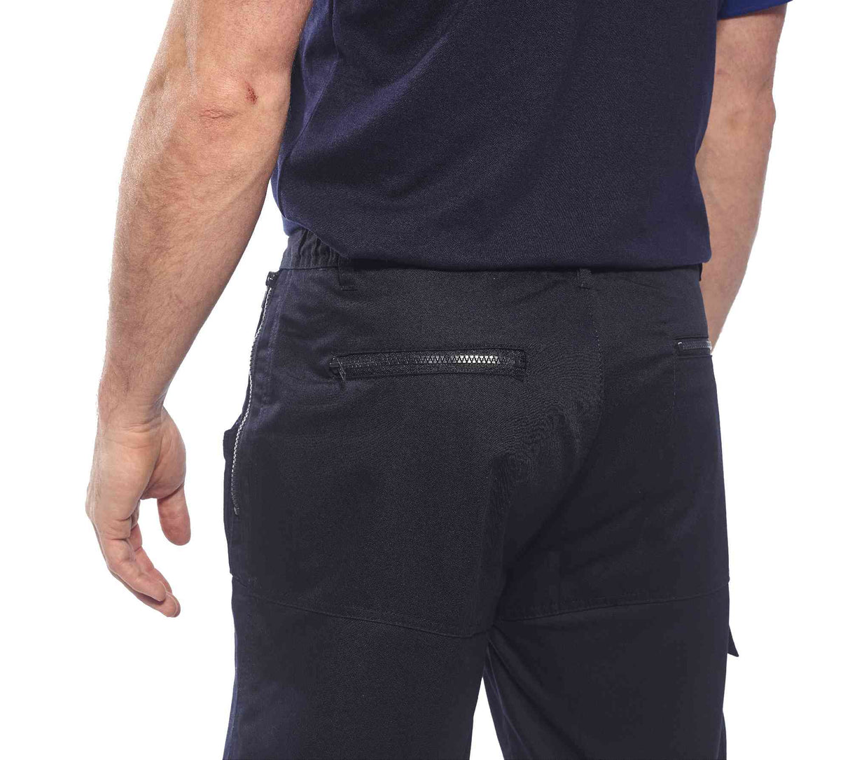 Portwest S889 Action Work Shorts Polycotton Hot Climate Workwear Black Size 3XL