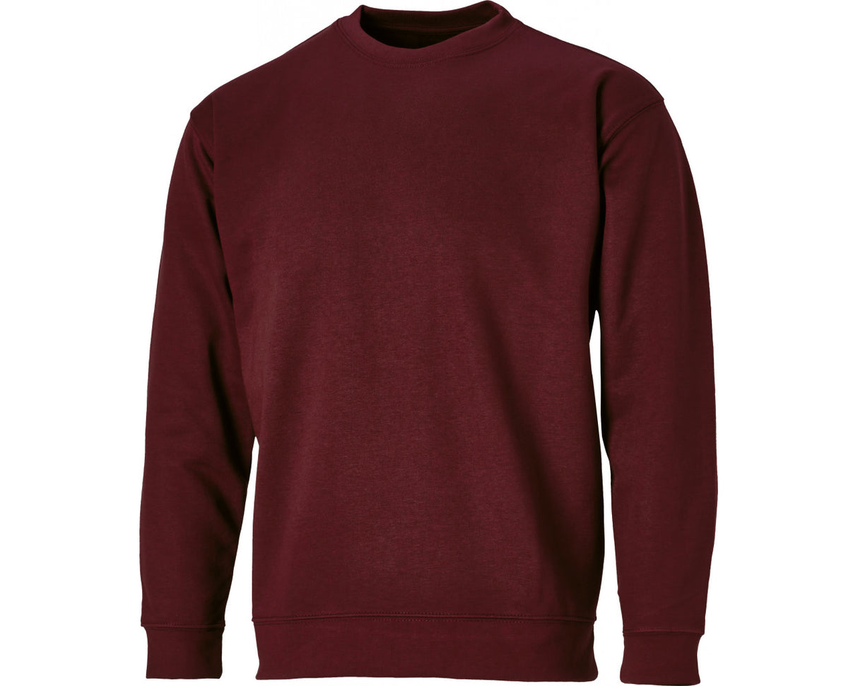Dickies SH11125 Men Round Neck Sweatshirt Polycotton Burgundy