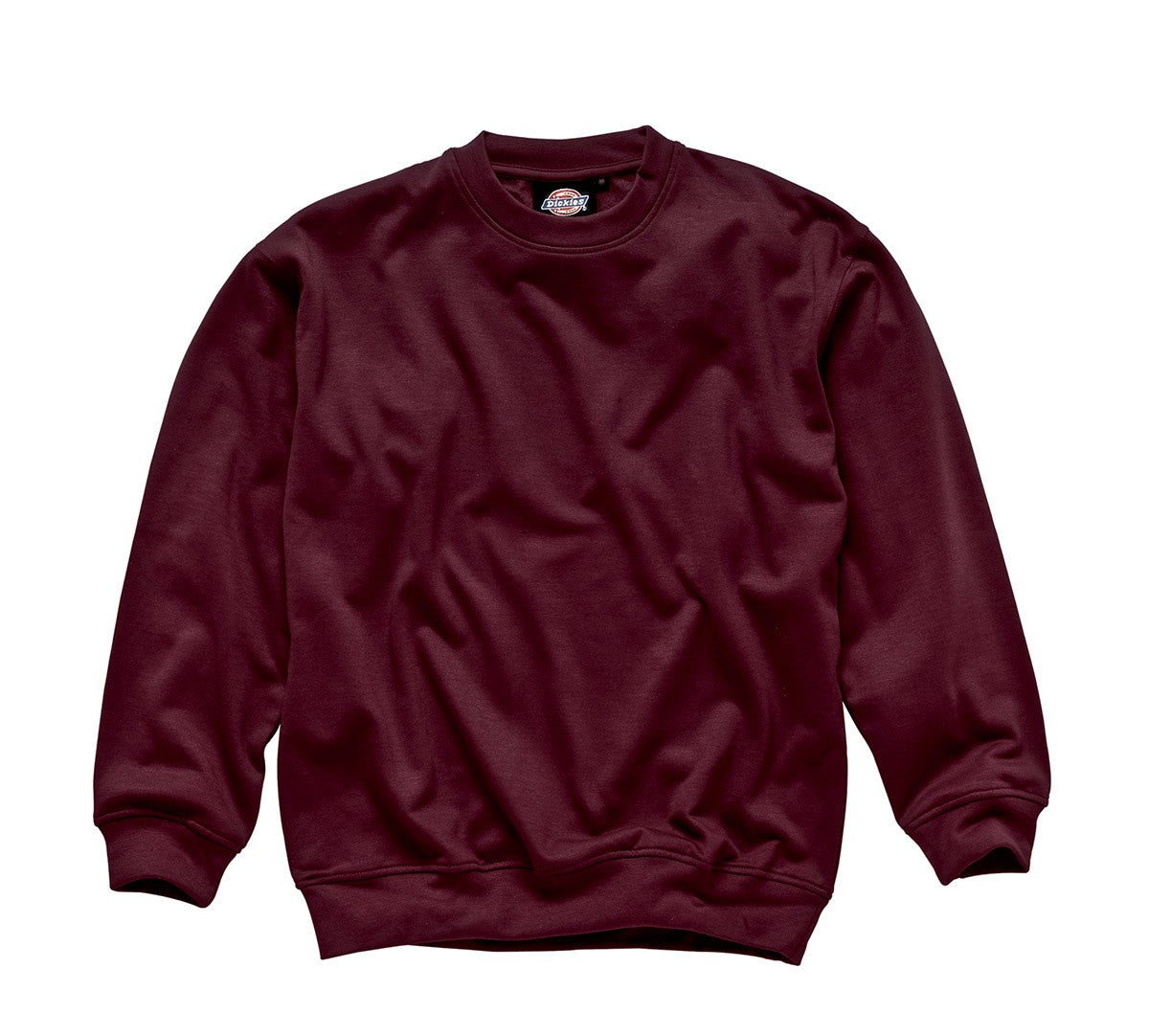 Dickies SH11125 Men Round Neck Sweatshirt Polycotton Burgundy