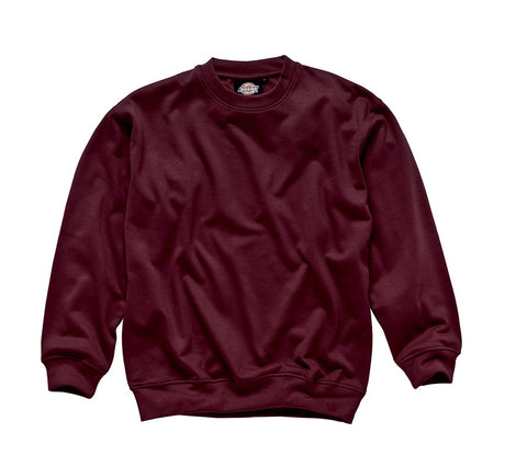Dickies SH11125 Men Round Neck Sweatshirt Polycotton Burgundy