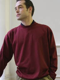 Dickies SH11125 Men Round Neck Sweatshirt Polycotton Burgundy