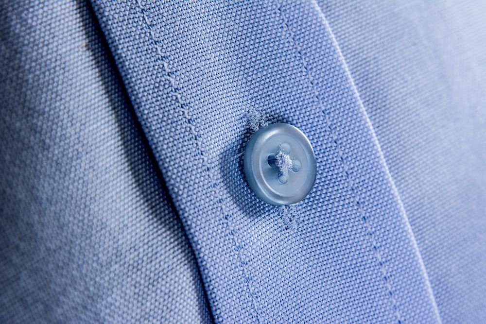 Dickies SH64200 Men's Oxford Weave Long Sleeve Shirt Pale Blue