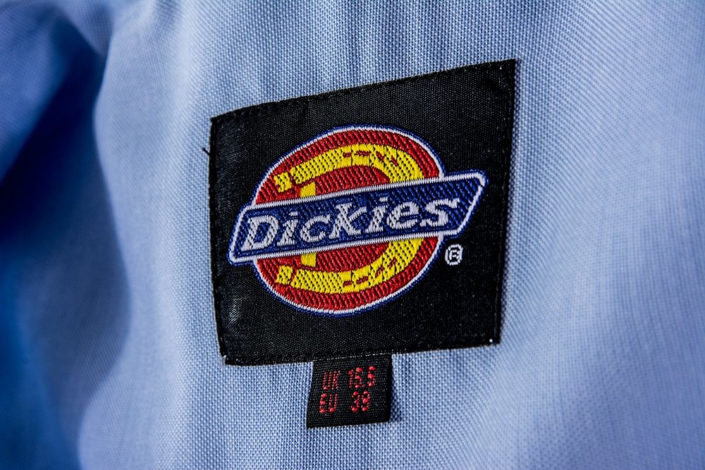 Dickies SH64200 Men's Oxford Weave Long Sleeve Shirt Pale Blue