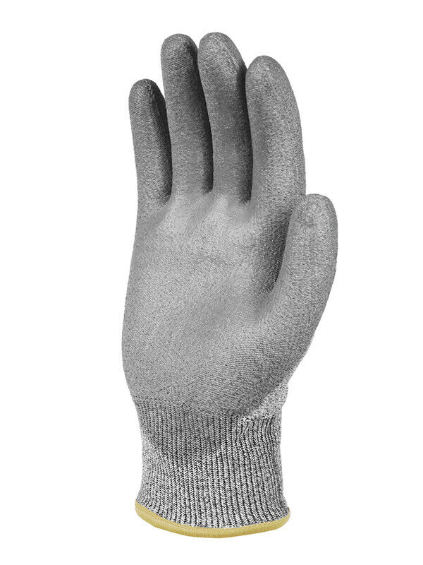 Skytec Ninja Silver+ Work Gloves Level 5 Cut Resistant PU Coated Hand Protection